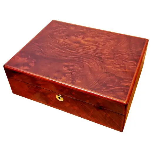 VM125Jd makah burl wooden jewellery box 227471