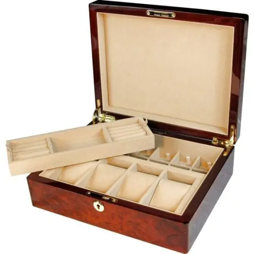 VM125Vb makah burl wood gents valet box 18500